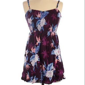 American Eagle Purple Flowers Dress